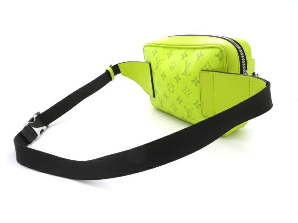 Louis Vuitton Outdoor Bag Jaune Bumbag Taigarama Shoulder Black